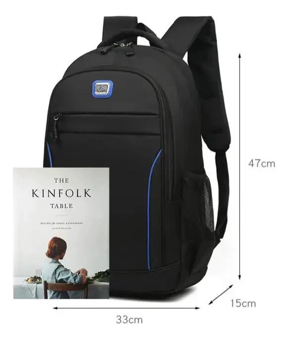 MOCHILA IMPERMEABLE DE 35 LITROS PARA USO DIARIO Y ESCOLAR - 2