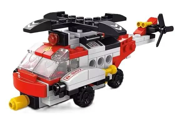 BLOQUES DE CONSTRUCCION HELICOPTERO DE RESCATE PARA NIÑOS - 1
