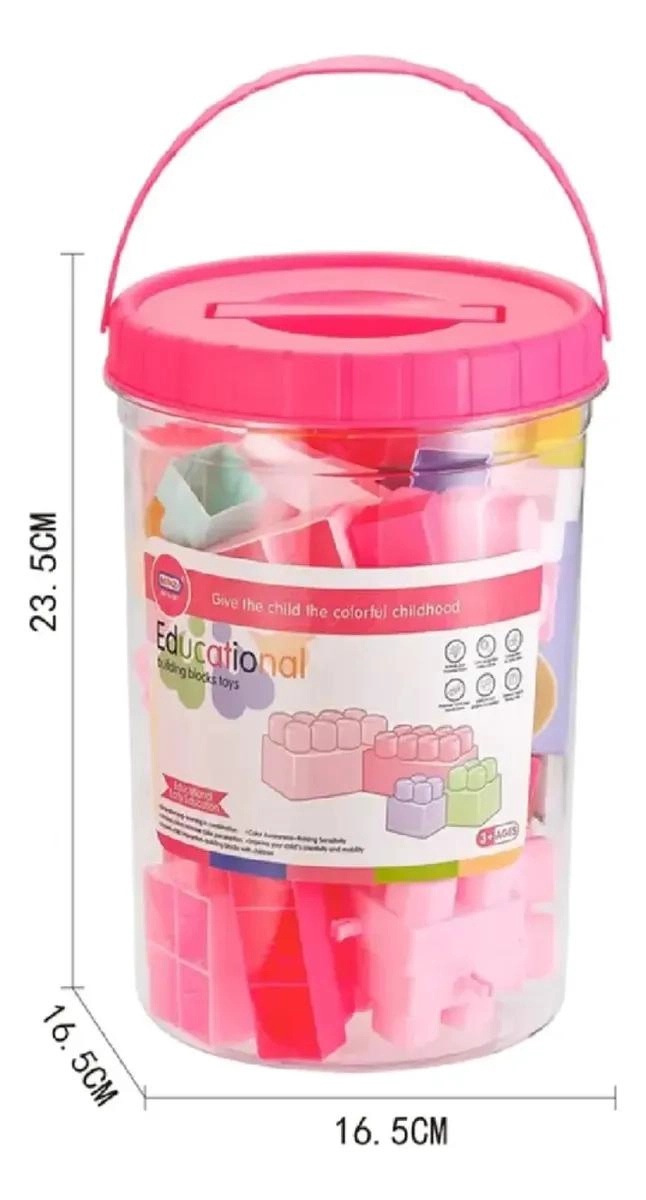 SET DE 55 BLOQUES DE CONSTRUCCION DIDACTICOS PARA NIÑOS - 1