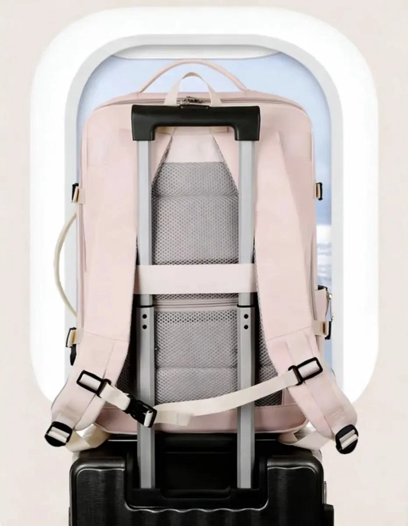 MOCHILA MALETA IMPERMEABLE ANTIRROBO EXPANSIBLE 40 LITROS - 6
