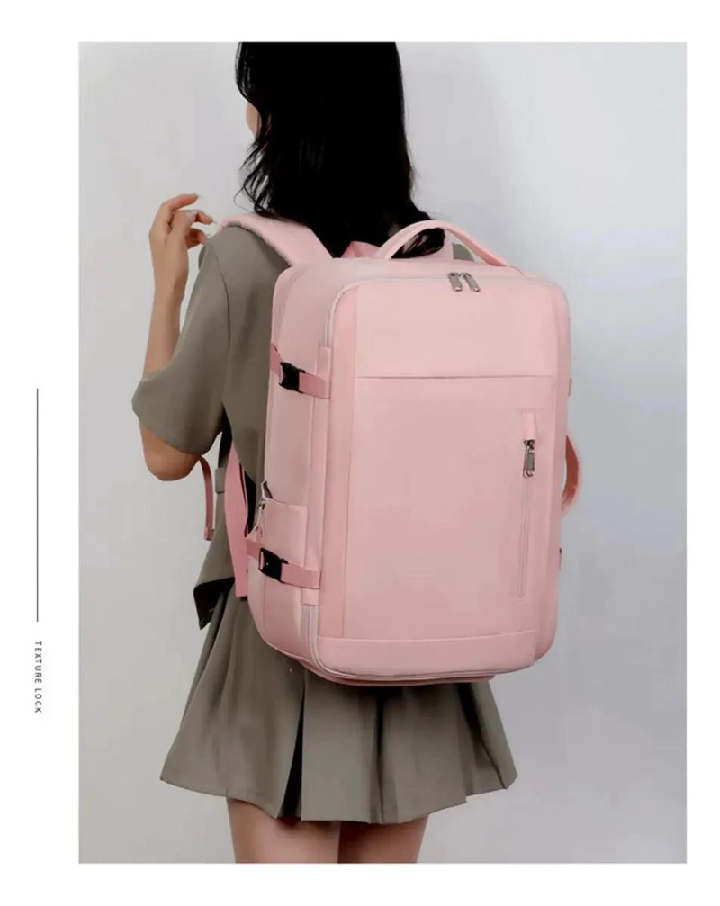 MOCHILA MALETA IMPERMEABLE ANTIRROBO EXPANSIBLE 40 LITROS - 8