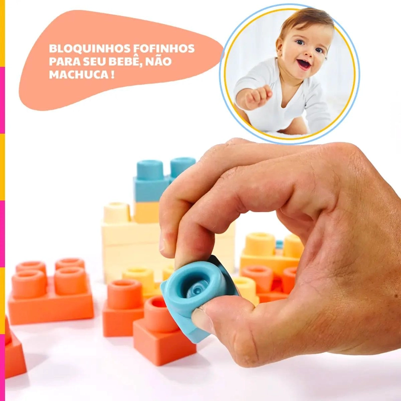 BLOQUES DE CONSTRUCCION BLANDOS EDUCATIVOS PARA NIÑOS - 1