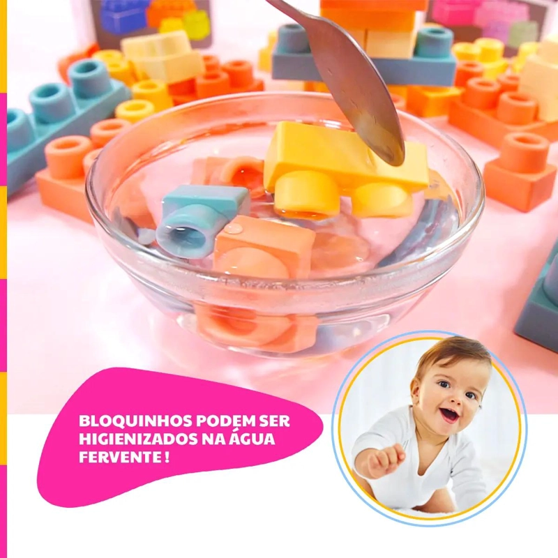 BLOQUES DE CONSTRUCCION BLANDOS EDUCATIVOS PARA NIÑOS - 2