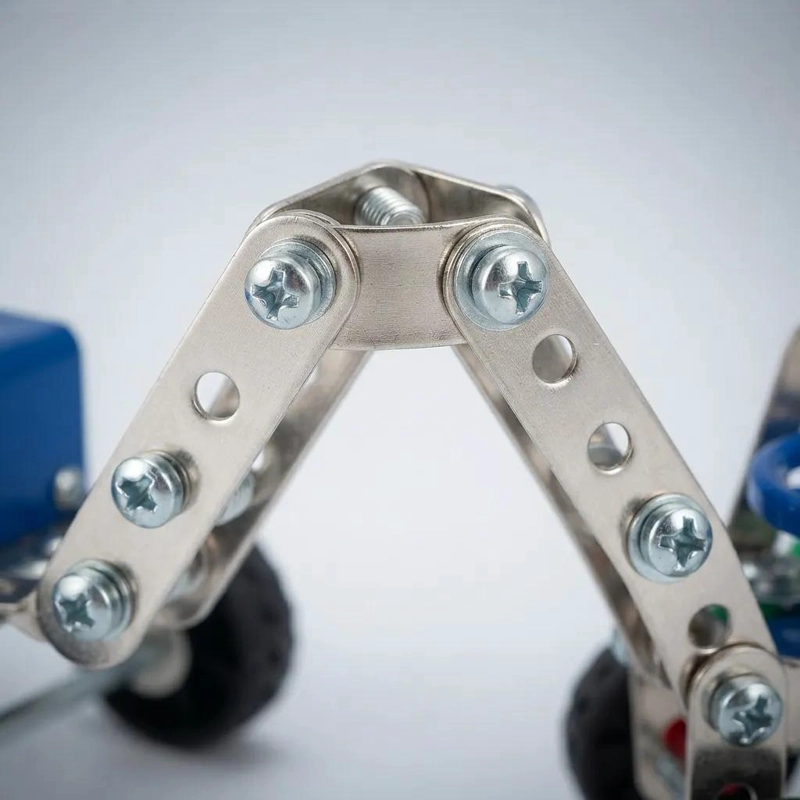 EXCAVADORA RETRO MECANO KIT DE CONSTRUCCION 93 PIEZAS - 5