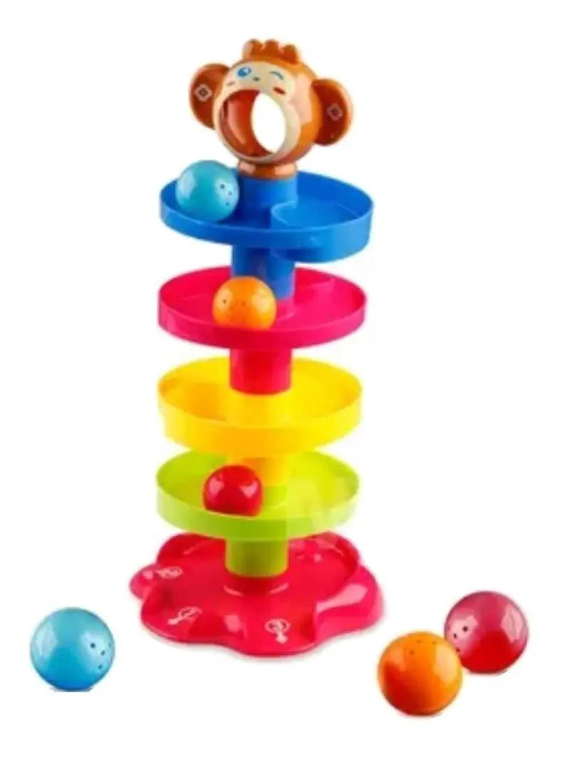 TORRE DE BOLAS GIRATORIAS Y BLOQUES DE CONSTRUCCION PARA BEBE S - 4