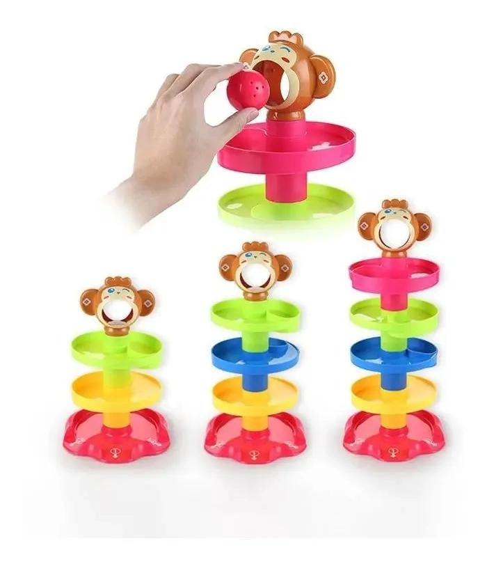 TORRE DE BOLAS GIRATORIAS Y BLOQUES DE CONSTRUCCION PARA BEBE S - 5
