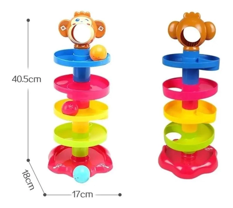TORRE DE BOLAS GIRATORIAS Y BLOQUES DE CONSTRUCCION PARA BEBE S - 8