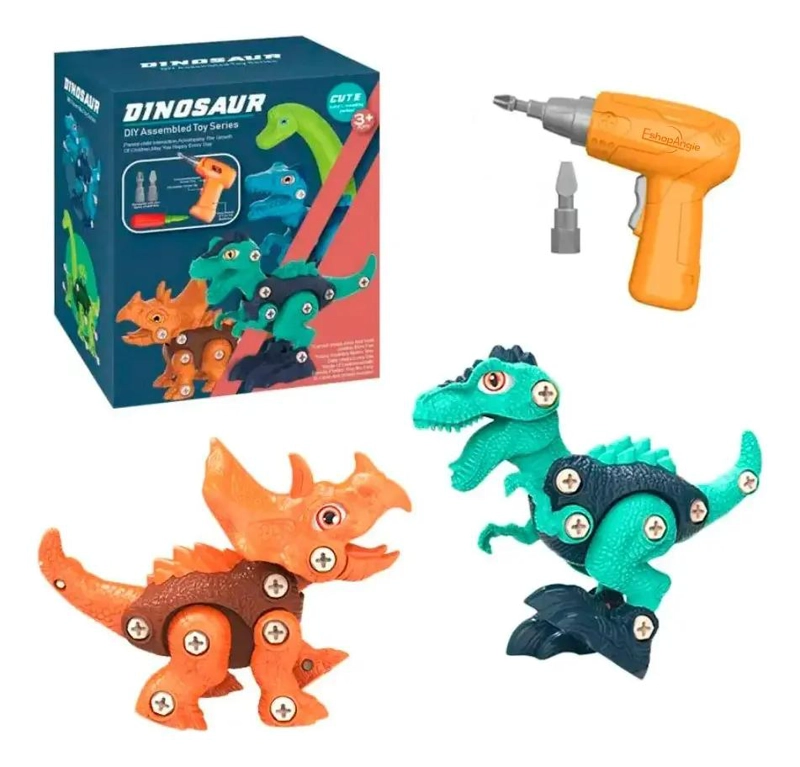 JUGUETE DIDACTICO ARMABLE DE DINOSAURIOS PARA NIÑOS - 1