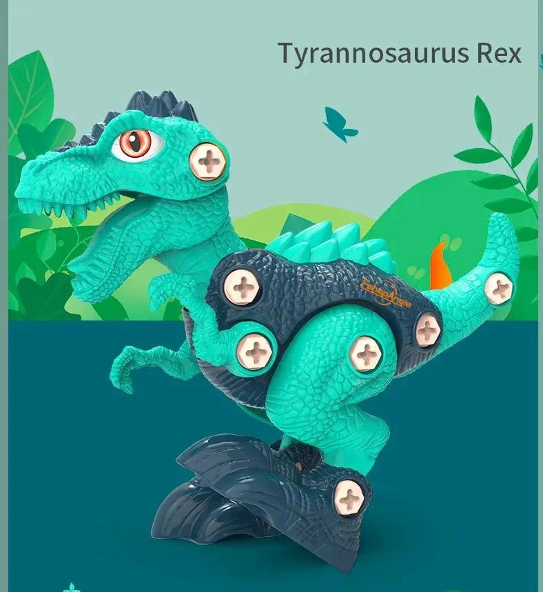 JUGUETE DIDACTICO ARMABLE DE DINOSAURIOS PARA NIÑOS - 2