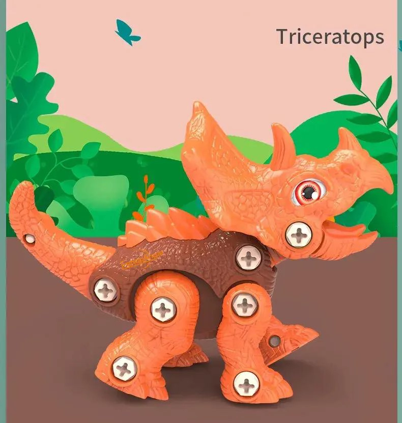 JUGUETE DIDACTICO ARMABLE DE DINOSAURIOS PARA NIÑOS - 3