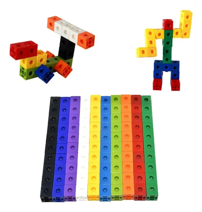 CUBOS DE ENCAJE MULTICOLOR PARA APRENDIZAJE Y DIVERSION - 1