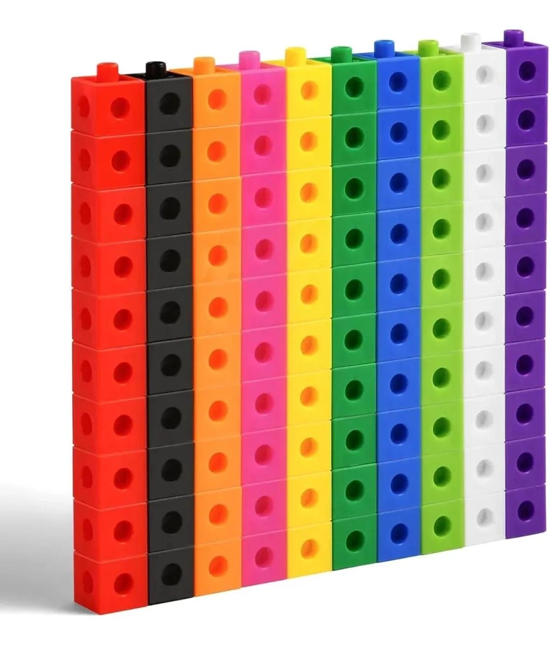 CUBOS DE ENCAJE MULTICOLOR PARA APRENDIZAJE Y DIVERSION - 4