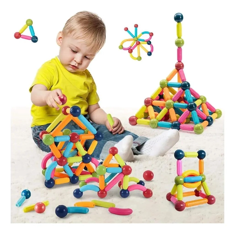 BLOQUES DE CONSTRUCCION MAGNE TICOS PARA JUEGOS CREATIVOS - 1