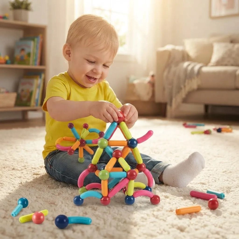 BLOQUES DE CONSTRUCCION MAGNE TICOS PARA JUEGOS CREATIVOS - 3