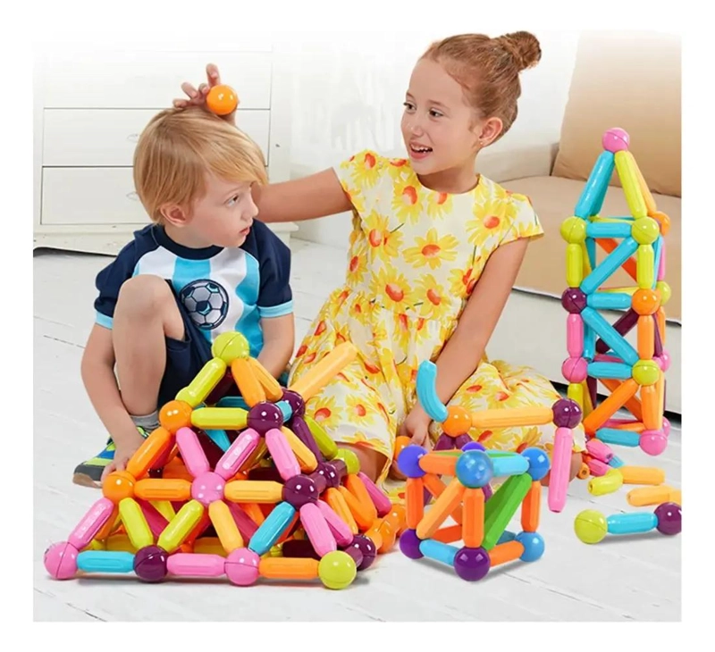 BLOQUES DE CONSTRUCCION MAGNE TICOS PARA JUEGOS CREATIVOS - 5