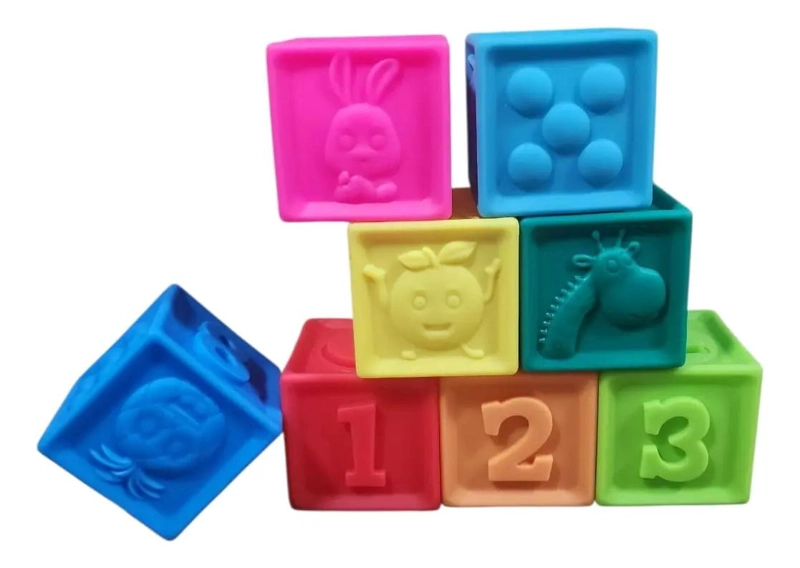 SET DE BLOQUES DE CONSTRUCCION TEXTURIZADOS PARA NIÑOS - 2