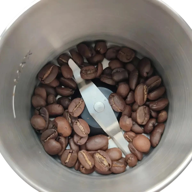 MOLINO ELE CTRICO PORTATIL PARA CAFE  Y SEMILLAS CON AJUSTE DE MOLIDO - 1