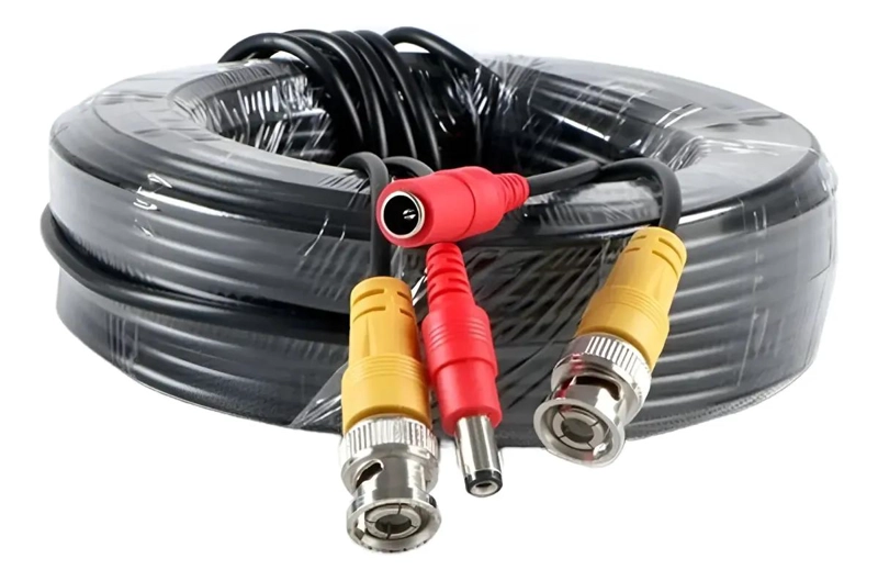 CABLE DE SEGURIDAD PARA CAMARAS 20 METROS CON VIDEO Y CORRIENTE - 2