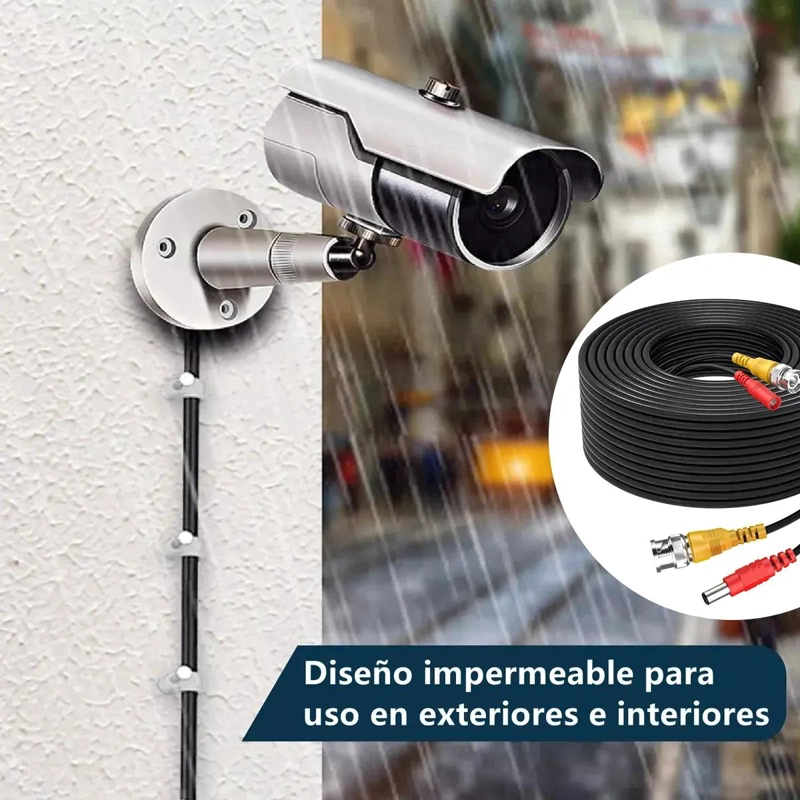 CABLE BNC DE 40 METROS PARA CAMARAS DE SEGURIDAD - 10