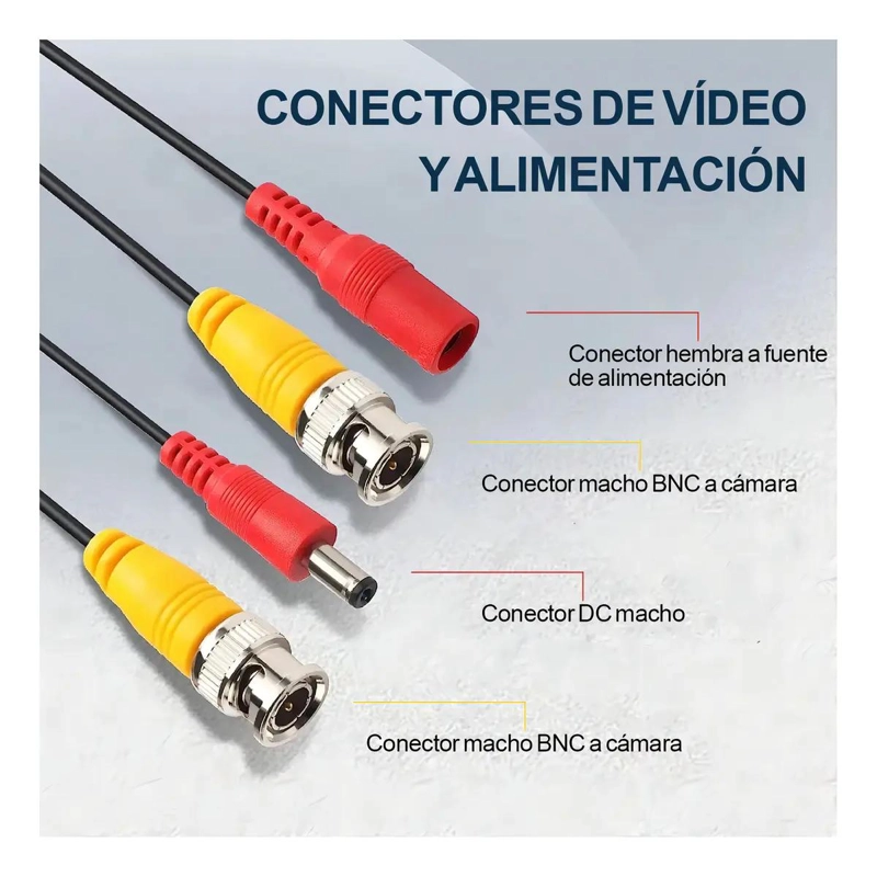 CABLE BNC DE 40 METROS PARA CAMARAS DE SEGURIDAD - 8