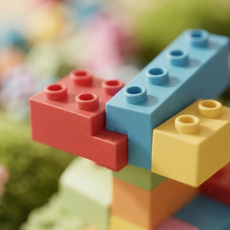 BLOQUES DE CONSTRUCCION DIDACTICOS PARA NIÑOS CON ANIMALES - 1