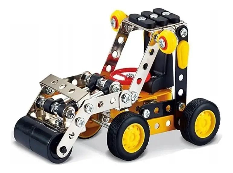 KIT DE CONSTRUCCION APLANADORA 141 PIEZAS PARA NIÑOS - 1