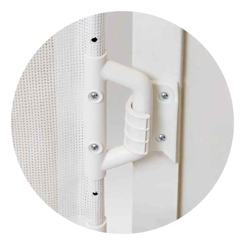 REJA DE SEGURIDAD RETRACTIL 140 CM PARA HOGAR BLANCO - 3