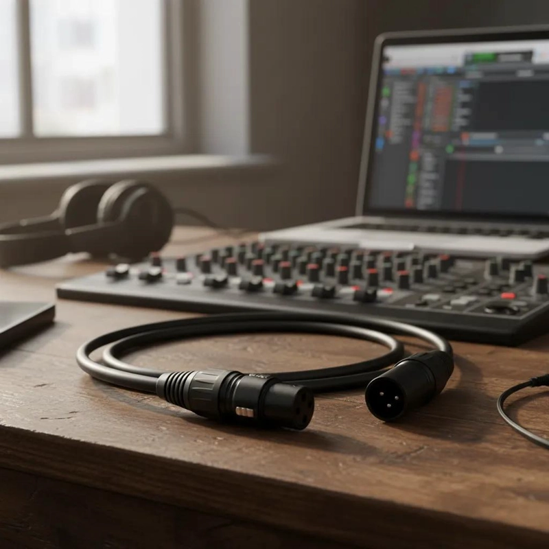 CABLE ALARGADOR XLR HEMBRA A MACHO 3 METROS PARA MICROFONO - 2