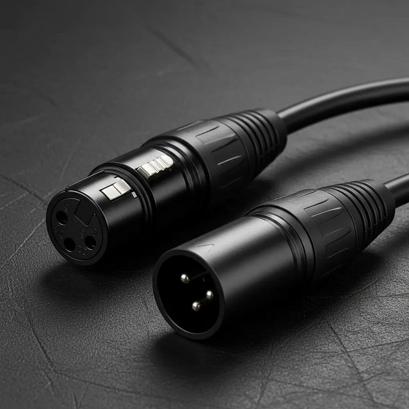 CABLE ALARGADOR XLR HEMBRA A MACHO 3 METROS PARA MICROFONO - 3