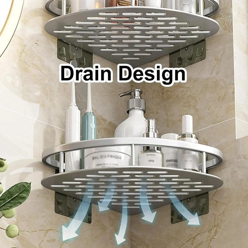 ESTANTE ESQUINERO ORGANIZADOR DE DUCHA Y BAÑO SET DE 2 - 8