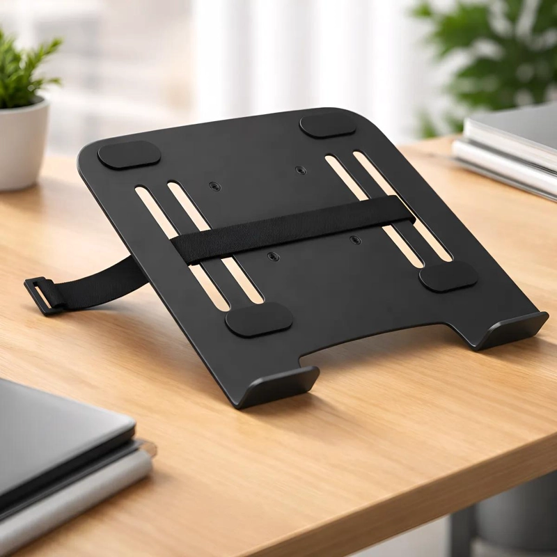 BANDEJA DE ACERO PARA NOTEBOOK Y SOPORTE DE MONITOR - 1