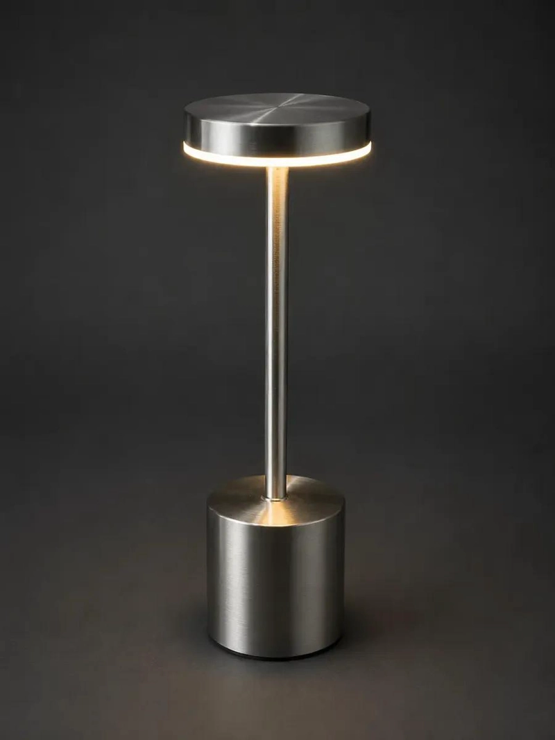 LAMPARA LED PORTATIL DE ESCRITORIO 34 CM CON LUZ CALIDA Y FRIA - 2