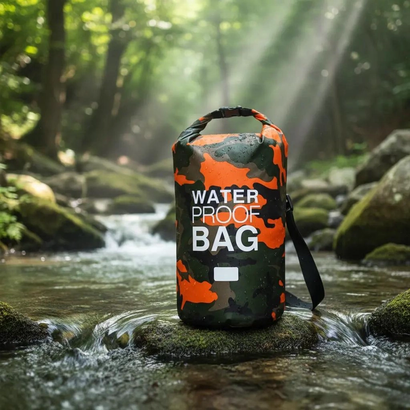 MOCHILA IMPERMEABLE 15 LITROS PARA ACTIVIDADES AL AIRE LIBRE - 1