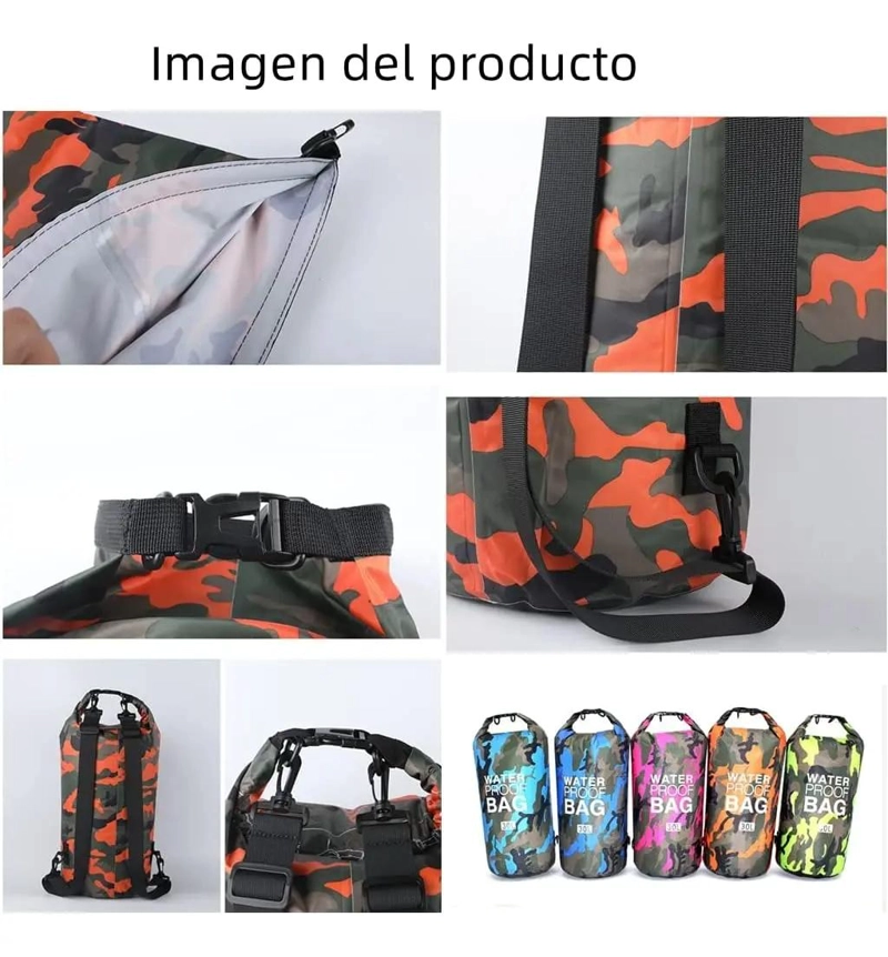 MOCHILA IMPERMEABLE 15 LITROS PARA ACTIVIDADES AL AIRE LIBRE - 5