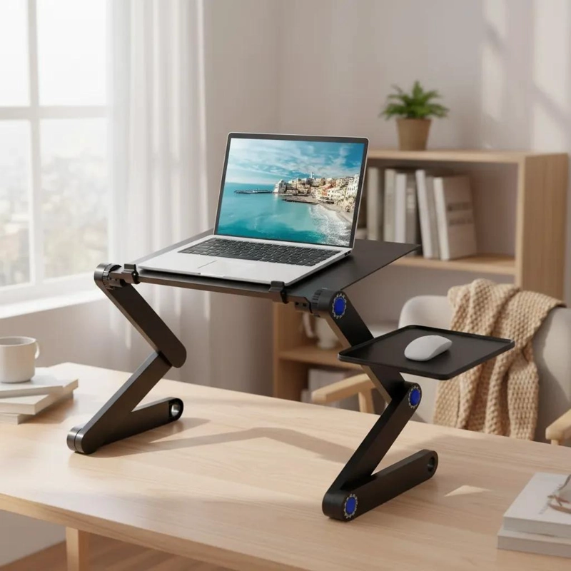 MESA PORTATIL PLEGABLE REGULABLE PARA LAPTOP Y TABLET - 5