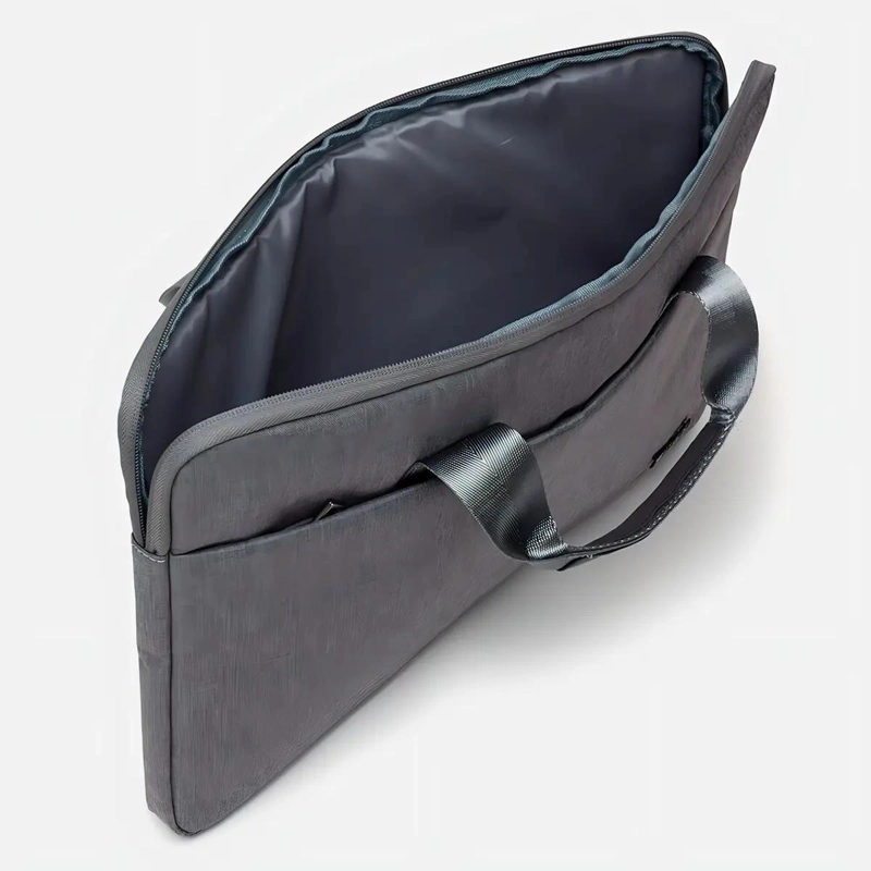 BOLSO ESTUCHE IMPERMEABLE PARA LAPTOP DE 14 PULGADAS COLOR GRIS - 1