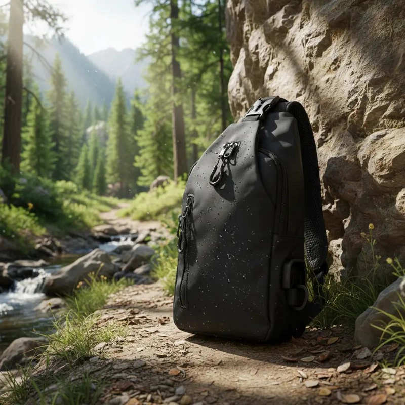 MOCHILA CRUZADA IMPERMEABLE COMPACTA DE 3 LITROS - 1