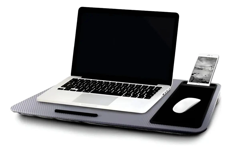 MESA PLEGABLE PARA LAPTOP CON SOPORTE PARA CELULAR Y MOUSE - 1