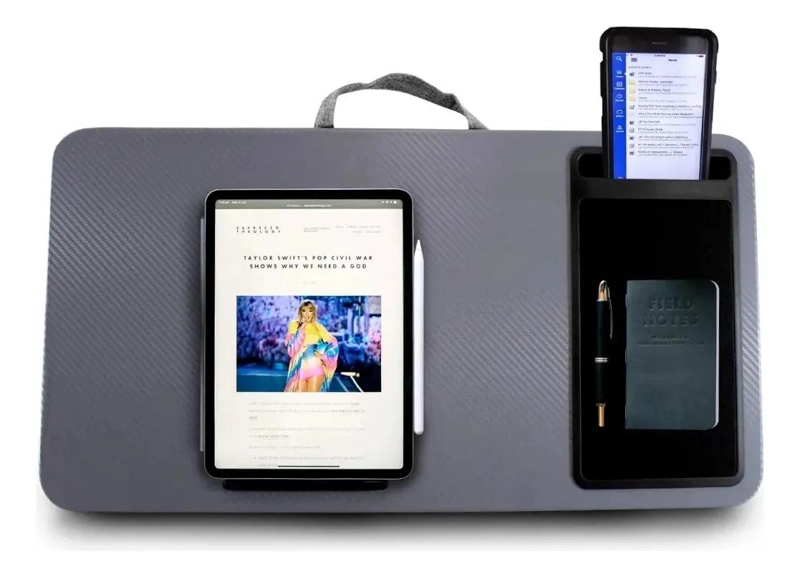 MESA PLEGABLE PARA LAPTOP CON SOPORTE PARA CELULAR Y MOUSE - 6