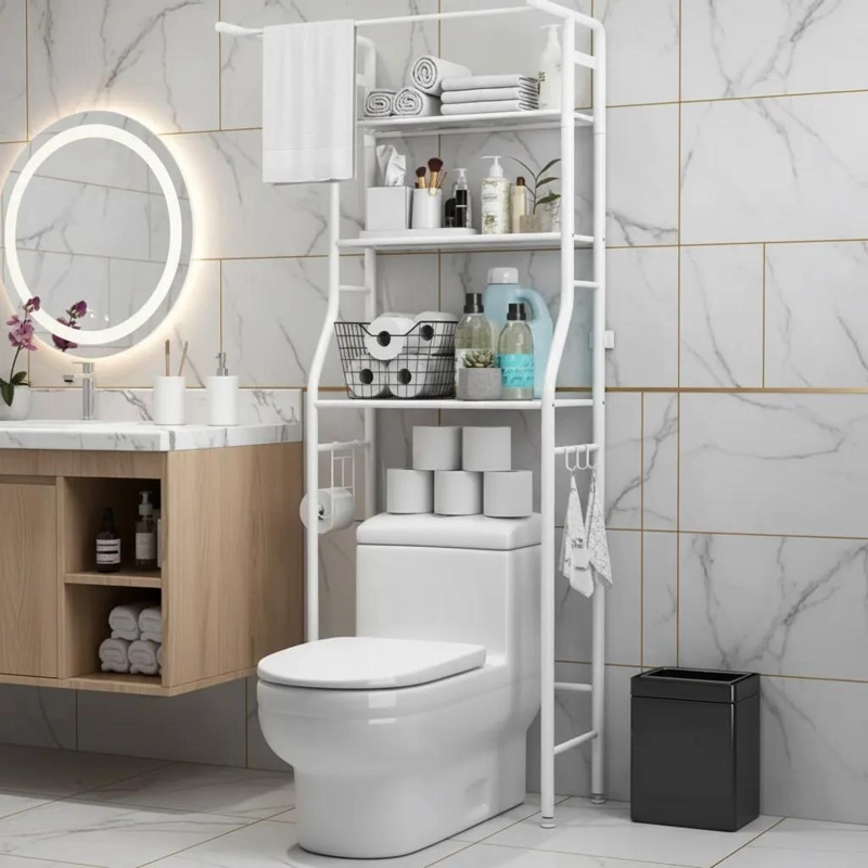 ESTANTE ORGANIZADOR PARA BAÑO Y LAVANDERIA CON ALMACENAMIENTO - 1