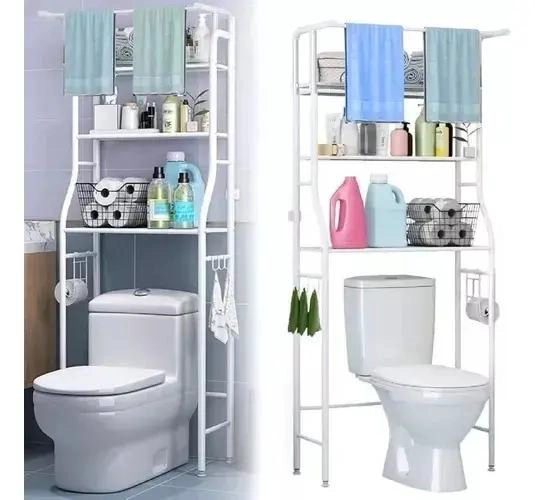 ESTANTE ORGANIZADOR PARA BAÑO Y LAVANDERIA CON ALMACENAMIENTO - 3