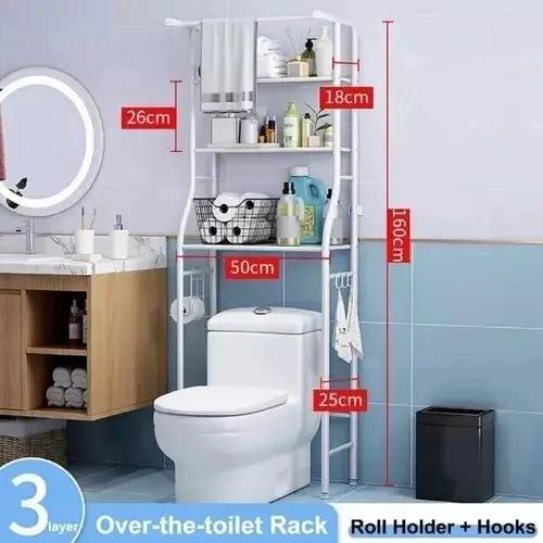 ESTANTE ORGANIZADOR PARA BAÑO Y LAVANDERIA CON ALMACENAMIENTO - 4