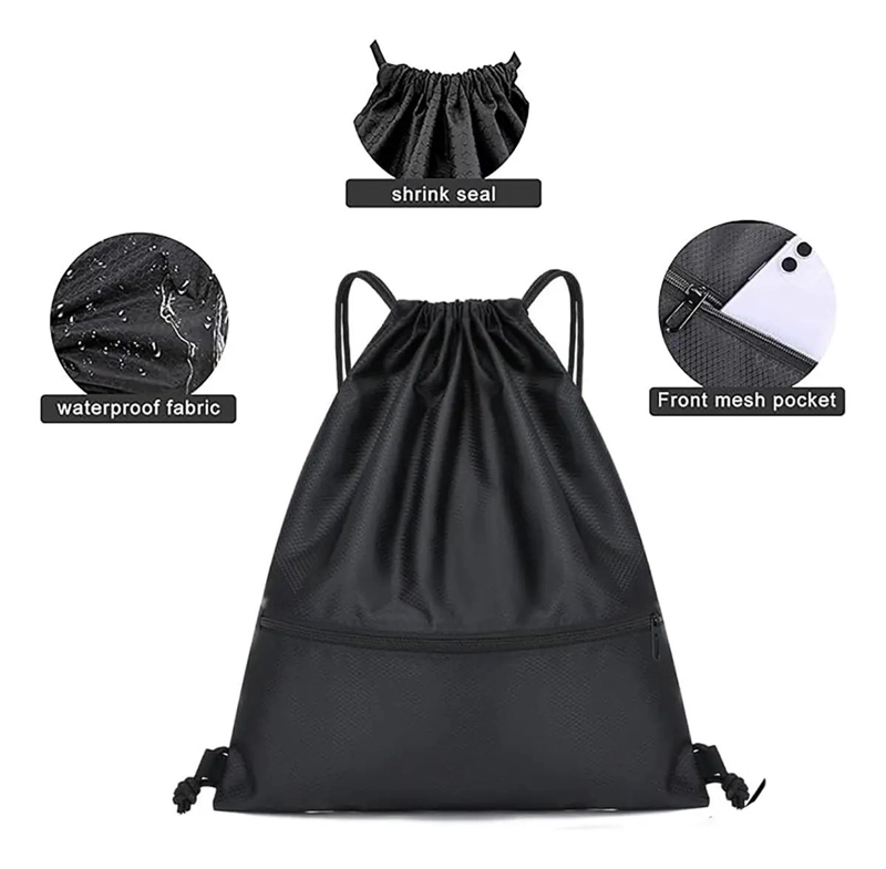 MOCHILA DE GIMNASIO IMPERMEABLE DE GRAN CAPACIDAD Y DISEÑO PRACTICO - 4