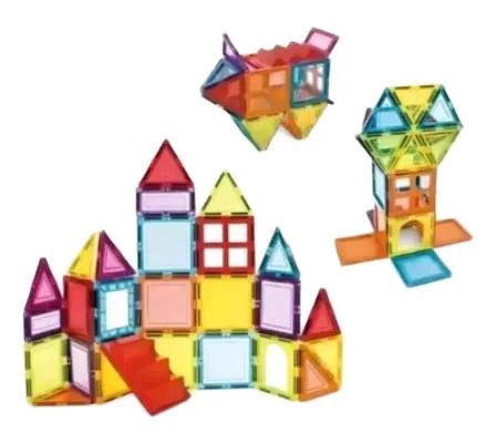 JUEGO DE BLOQUES MAGNE TICOS 3D PARA CONSTRUCCION INFANTIL - 1