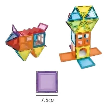 JUEGO DE BLOQUES MAGNE TICOS 3D PARA CONSTRUCCION INFANTIL - 2