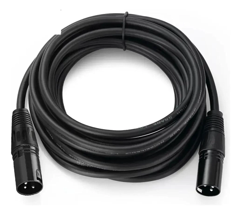 CABLE DE MICROFONO XLR DE 10 METROS CON CONECTORES RESISTENTES - 2