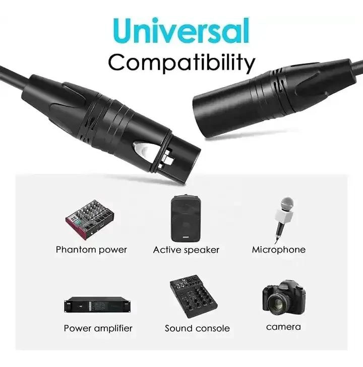 CABLE DE MICROFONO XLR DE 10 METROS CON CONECTORES RESISTENTES - 6