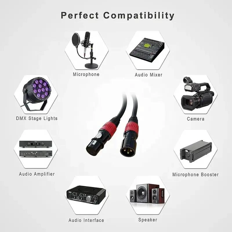 CABLE DE MICROFONO XLR DE 10 METROS CON CONECTORES RESISTENTES - 7