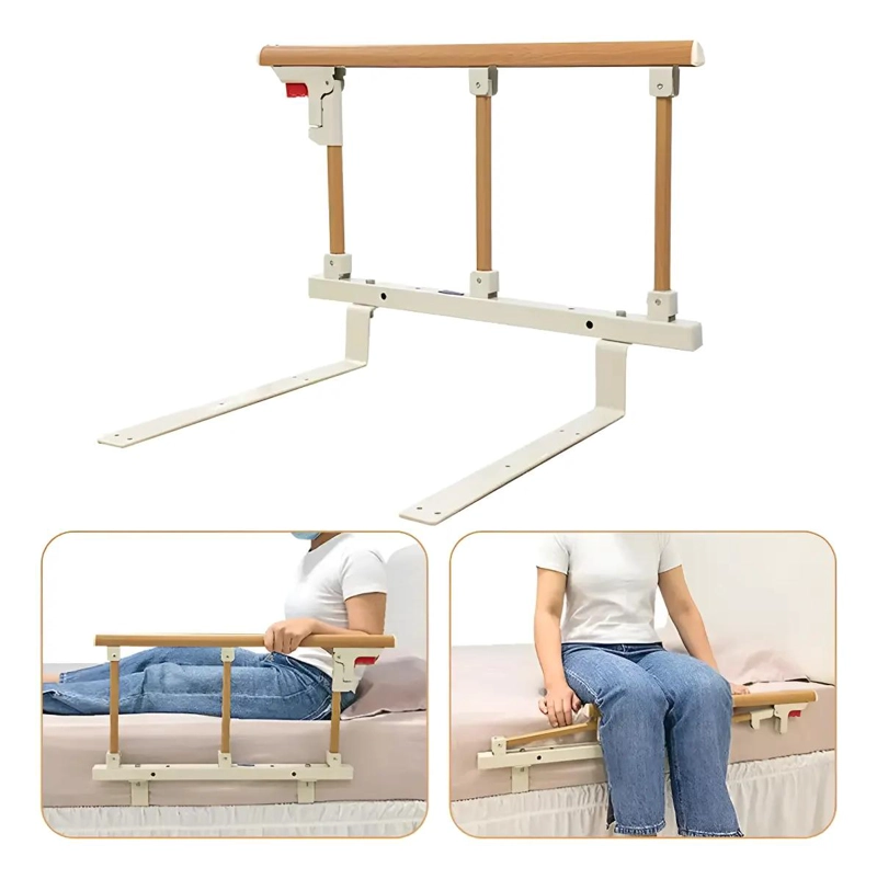 BARANDILLA PLEGABLE DE SEGURIDAD PARA CAMA DE 67 CM - 1