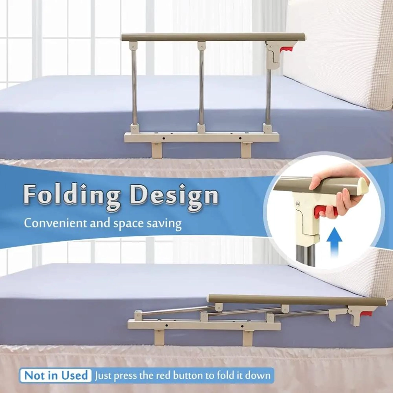 BARANDILLA PLEGABLE DE SEGURIDAD PARA CAMA DE 67 CM - 4